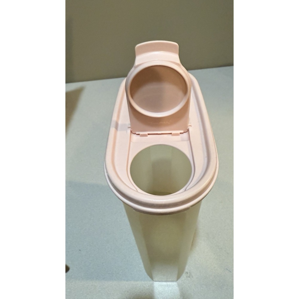 Tupperware Modular Mates 12¼ Cup 2.9L Oval Container Pink Pour Spout Lid - Picture 5 of 8